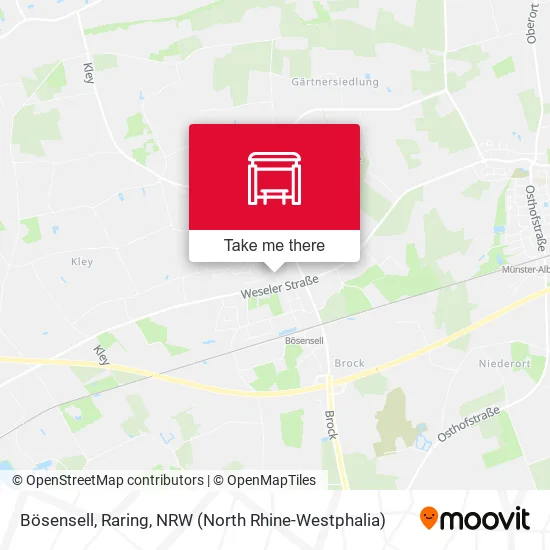 Карта Bösensell, Raring