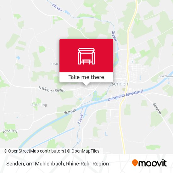 Senden, am Mühlenbach map