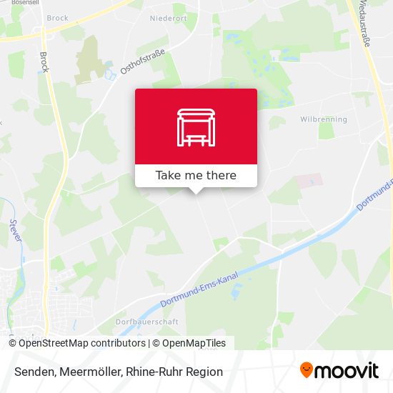 Senden, Meermöller map