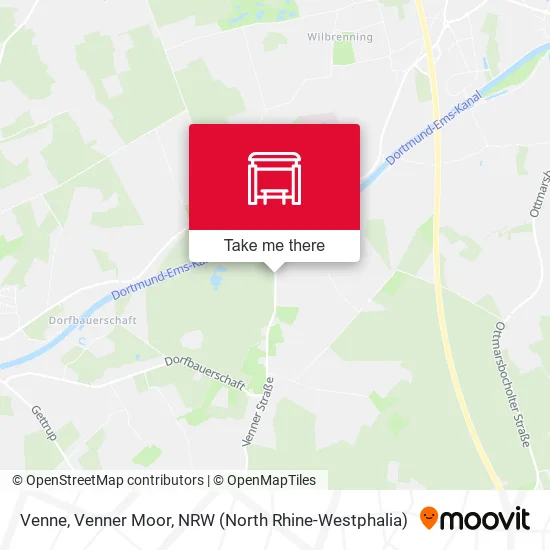 Карта Venne, Venner Moor