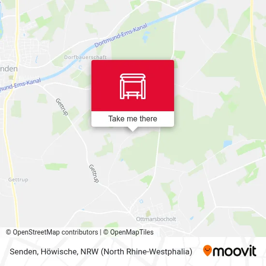 Senden, Höwische map