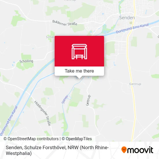 Senden, Schulze Forsthövel map