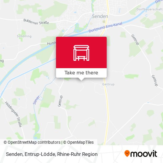 Senden, Entrup-Lödde map