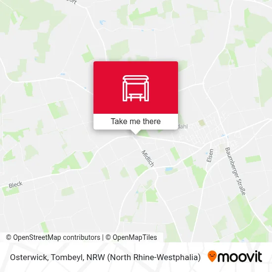 Osterwick, Tombeyl map