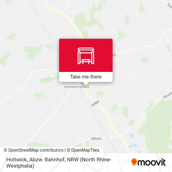Holtwick, Abzw. Bahnhof map