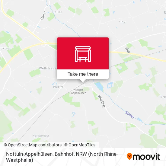 Карта Nottuln-Appelhülsen, Bahnhof
