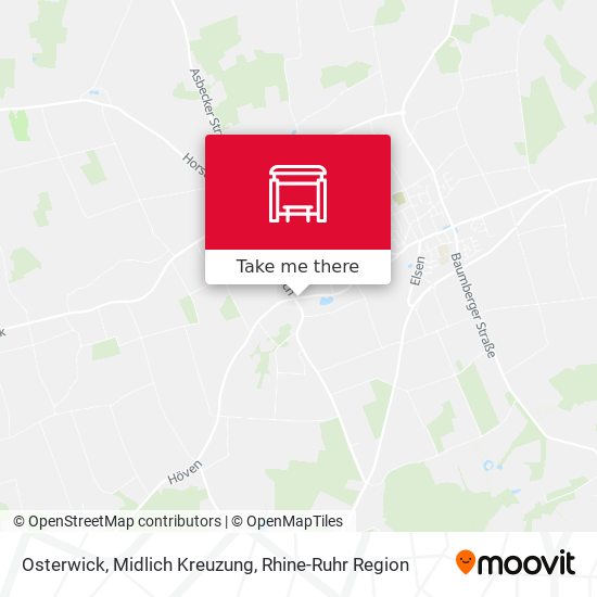 Osterwick, Midlich Kreuzung map
