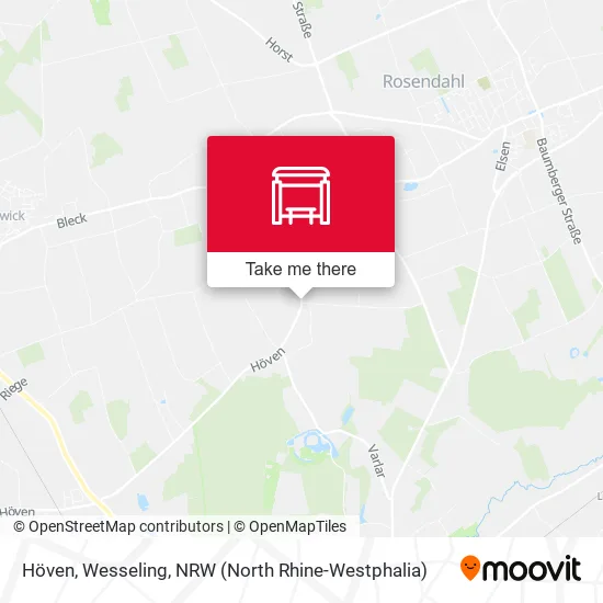 Карта Höven, Wesseling