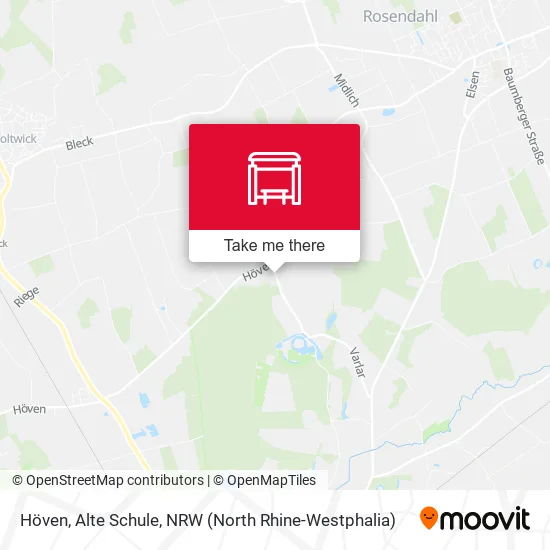 Карта Höven, Alte Schule