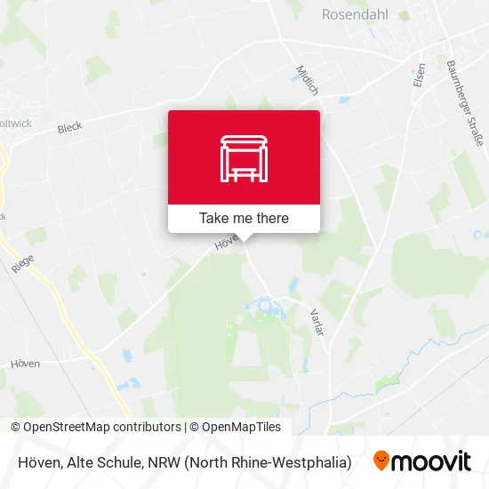 Карта Höven, Alte Schule