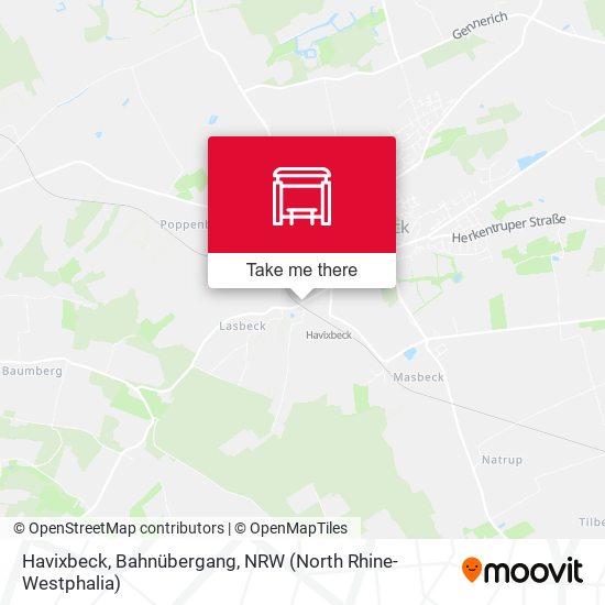 Havixbeck, Bahnübergang map