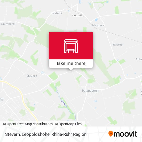 Stevern, Leopoldshöhe map
