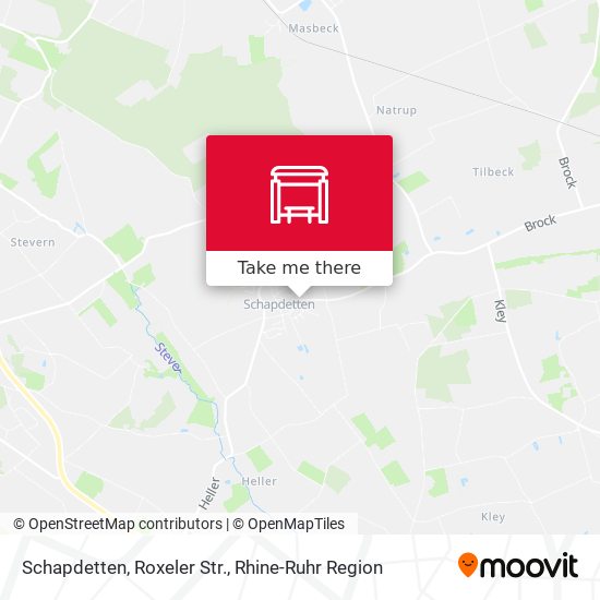 Schapdetten, Roxeler Str. map