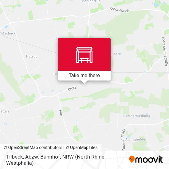 Tilbeck, Abzw. Bahnhof map