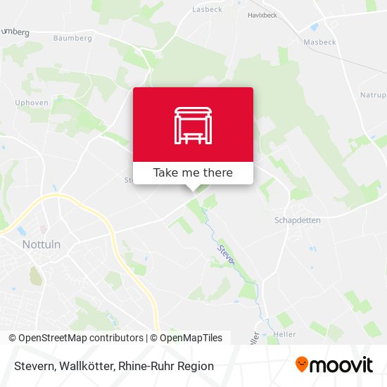 Stevern, Wallkötter map