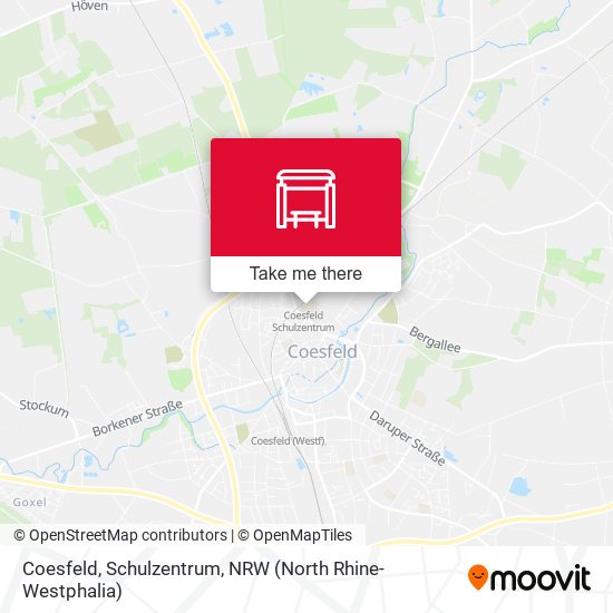 Coesfeld, Schulzentrum map