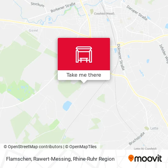 Карта Flamschen, Rawert-Messing