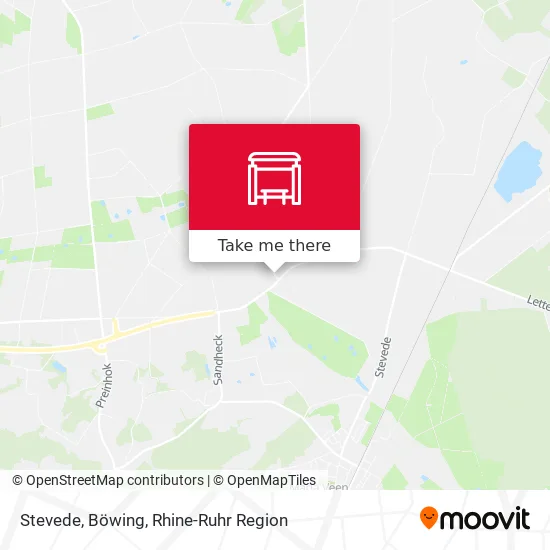 Карта Stevede, Böwing