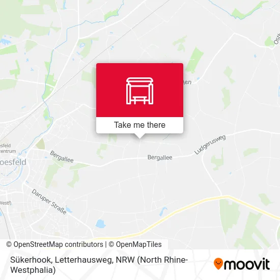 Sükerhook, Letterhausweg map