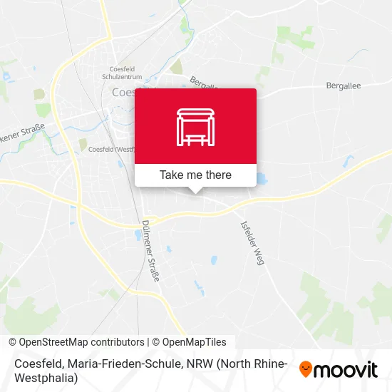 Coesfeld, Maria-Frieden-Schule map
