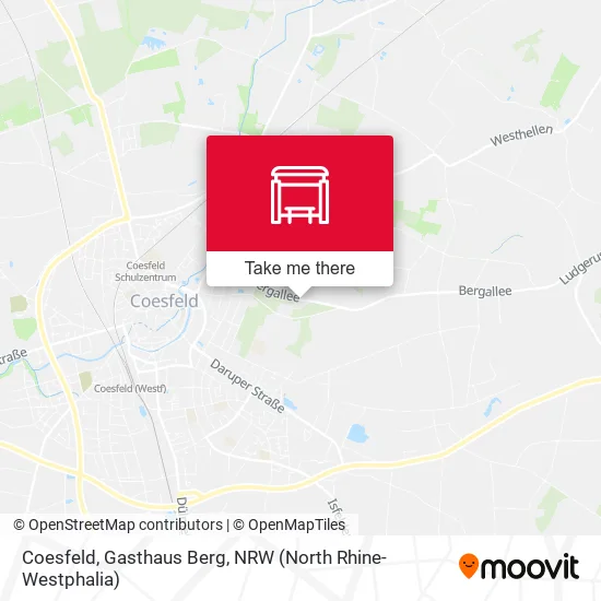 Карта Coesfeld, Gasthaus Berg