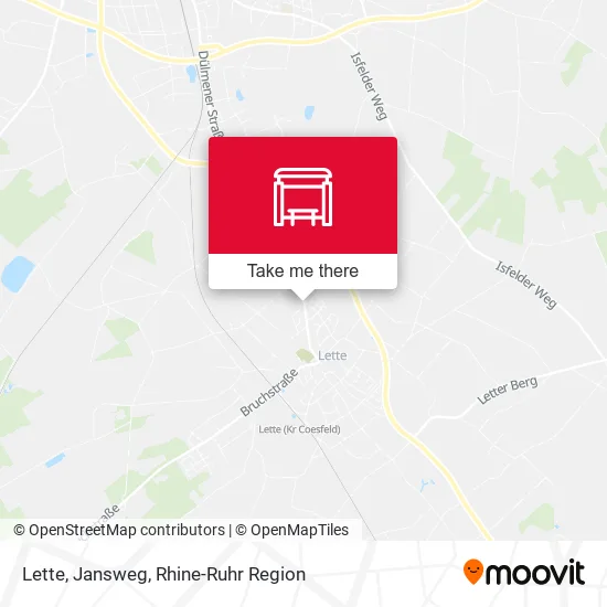 Карта Lette, Jansweg