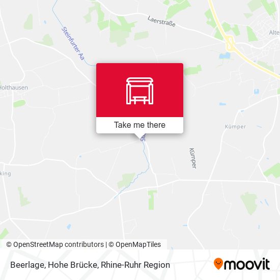 Beerlage, Hohe Brücke map