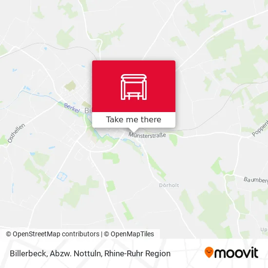 Карта Billerbeck, Abzw. Nottuln