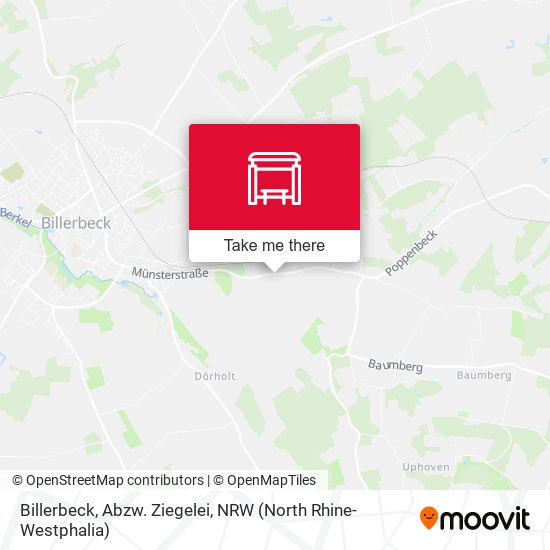 Billerbeck, Abzw. Ziegelei map