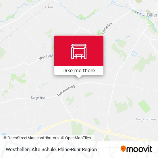 Westhellen, Alte Schule map