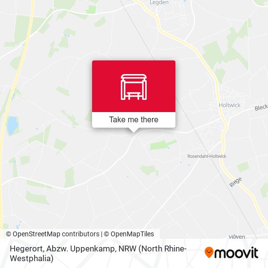 Hegerort, Abzw. Uppenkamp map