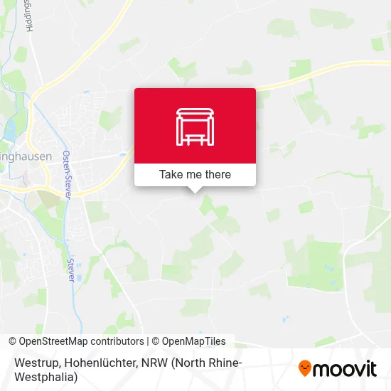 Westrup, Hohenlüchter map