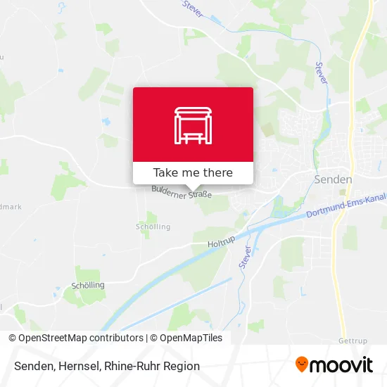 Карта Senden, Hernsel
