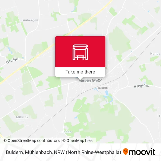 Карта Buldern, Mühlenbach