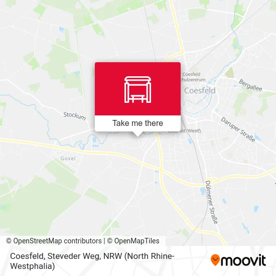 Coesfeld, Steveder Weg map