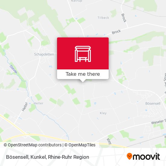 Bösensell, Kunkel map