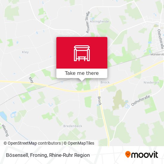 Bösensell, Froning map