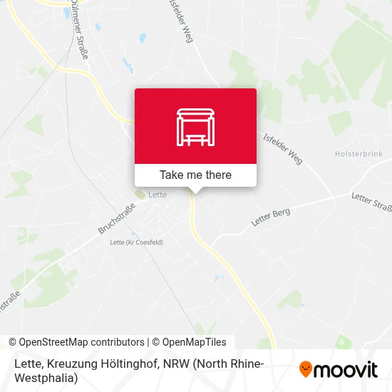 Lette, Kreuzung Höltinghof map