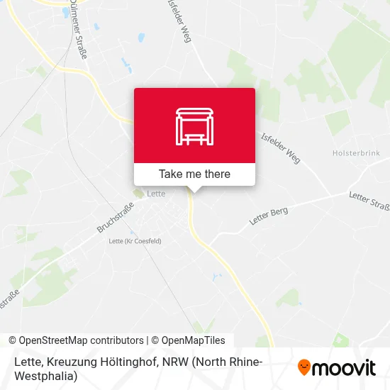 Lette, Kreuzung Höltinghof map