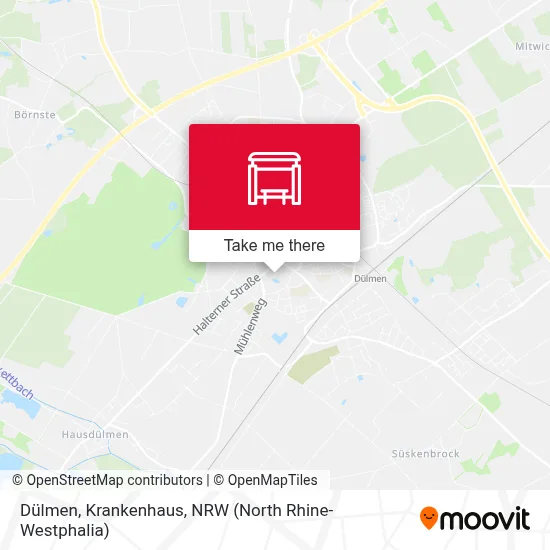 Dülmen, Krankenhaus map