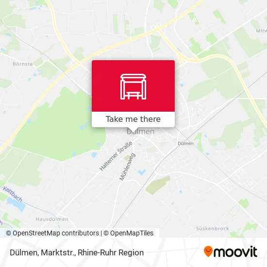 Карта Dülmen, Marktstr.