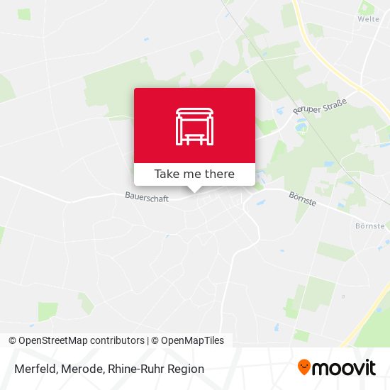 Карта Merfeld, Merode