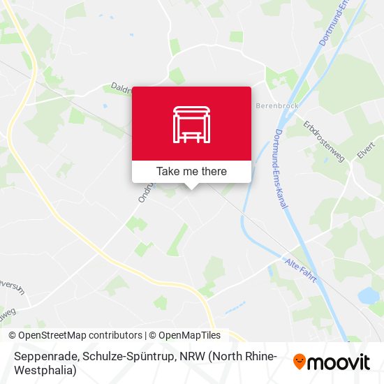 Seppenrade, Schulze-Spüntrup map