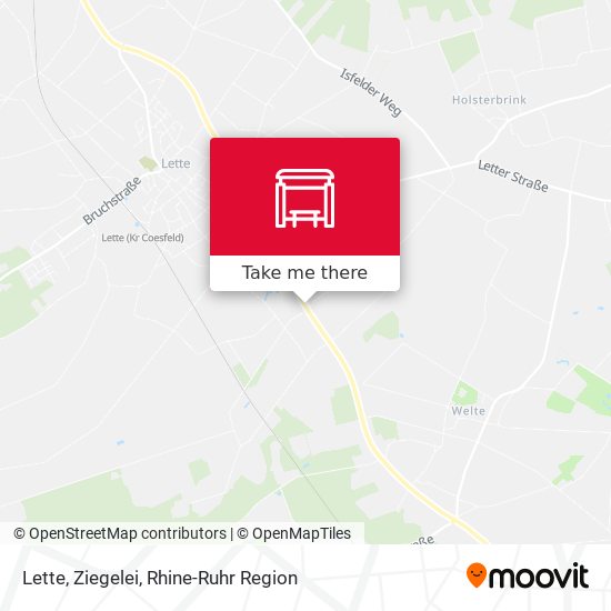 Карта Lette, Ziegelei