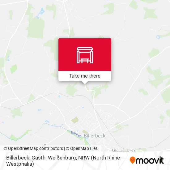 Карта Billerbeck, Gasth. Weißenburg