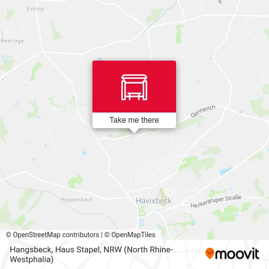 Hangsbeck, Haus Stapel map