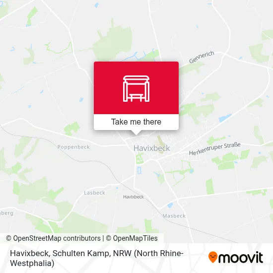 Havixbeck, Schulten Kamp map
