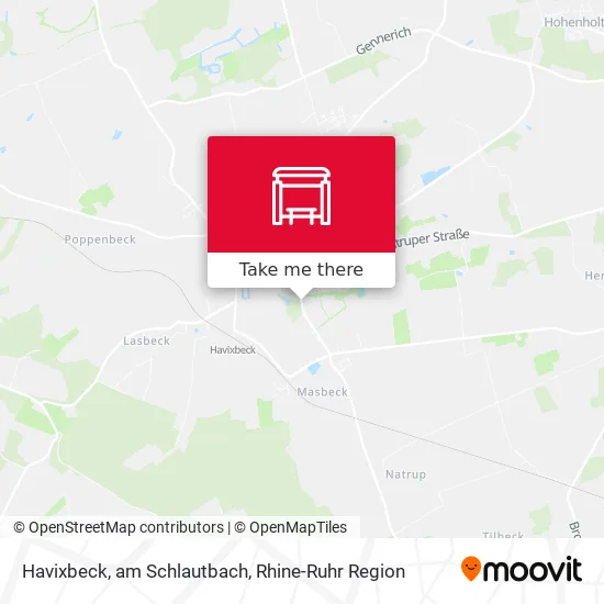 Карта Havixbeck, am Schlautbach