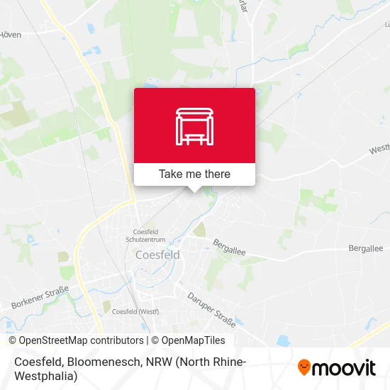 Coesfeld, Bloomenesch map