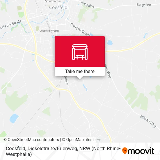 Coesfeld, Dieselstraße / Erlenweg map